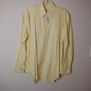 Craig Tyler vintage yellow long sleeve shirt, size xs